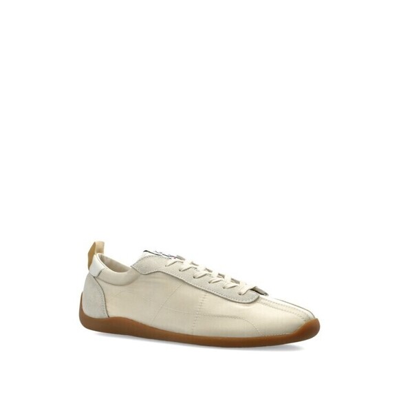 Kenzo Beige Silk And Nylon Sneakers - NWT